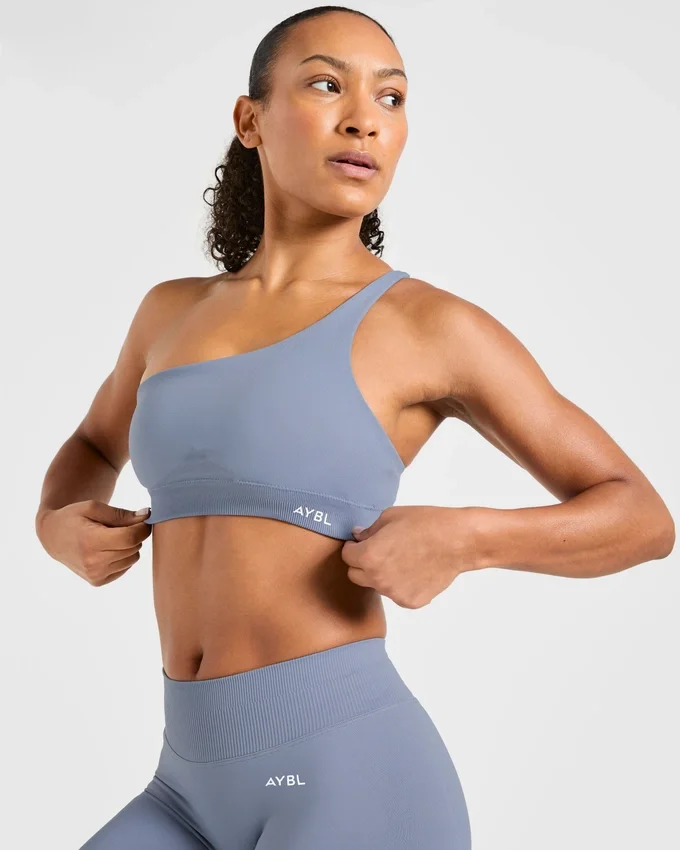Soutien-gorge de sport sans coutures à une épaule Enhance
