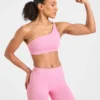 Soutien-gorge de sport sans coutures à une épaule Enhance
