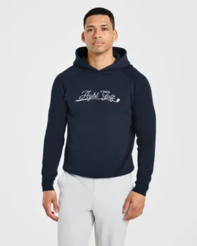 Sweat à capuche en maille « Golf Club »