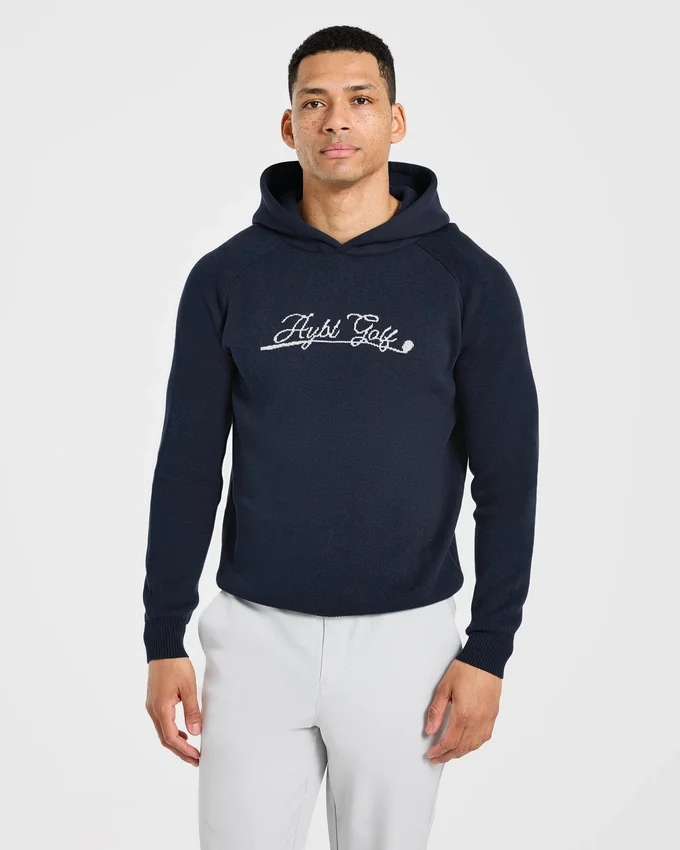 Sweat à capuche en maille « Golf Club »
