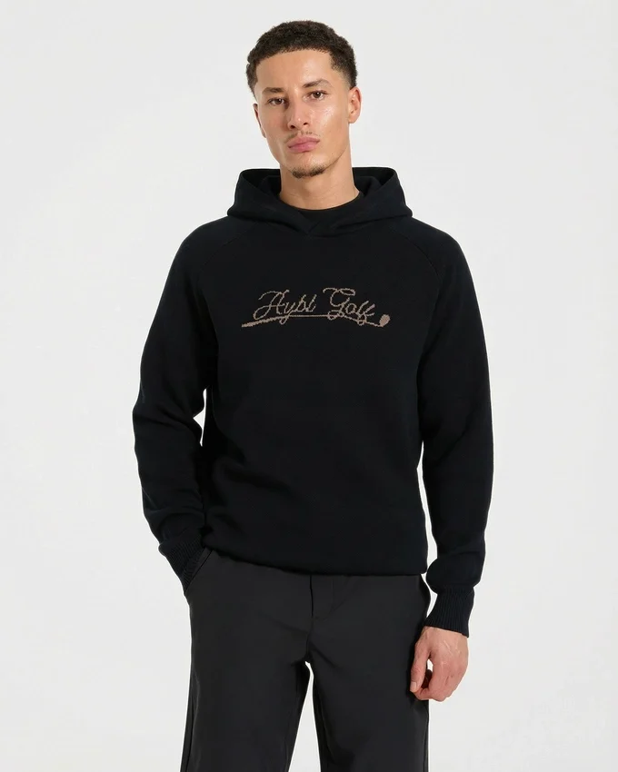 Sweat à capuche en maille « Golf Club »