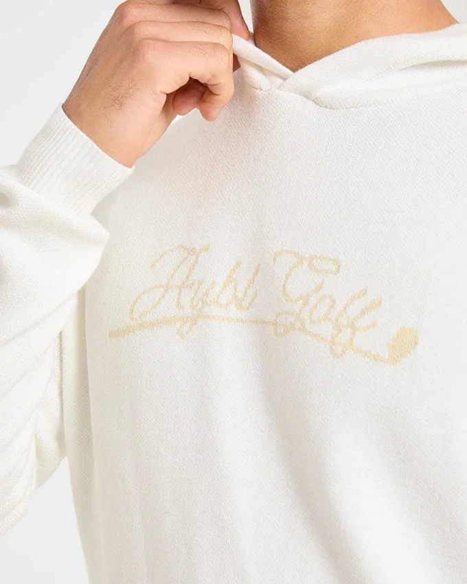Sweat à capuche en maille « Golf Club »