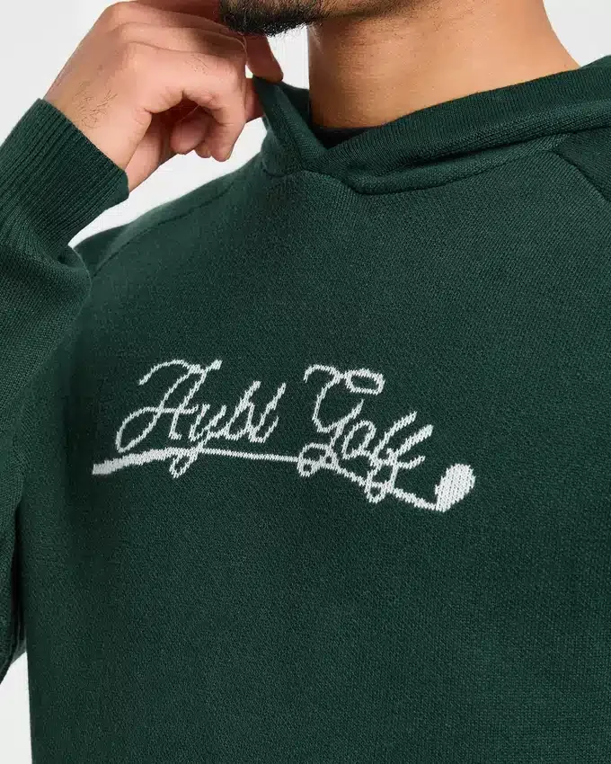 Sweat à capuche en maille « Golf Club »