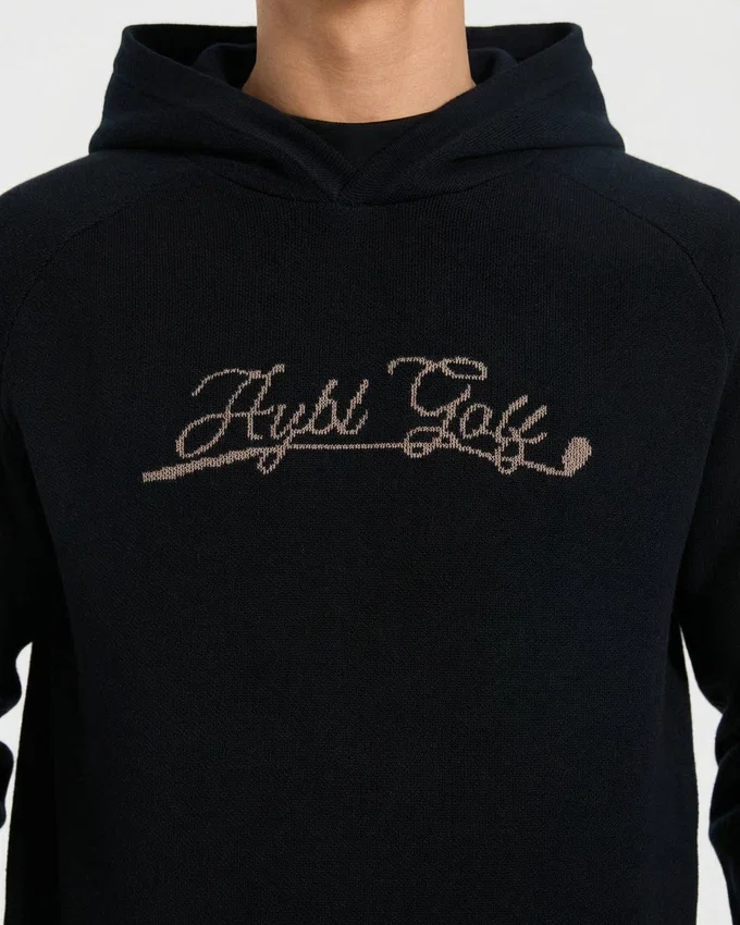 Sweat à capuche en maille « Golf Club »