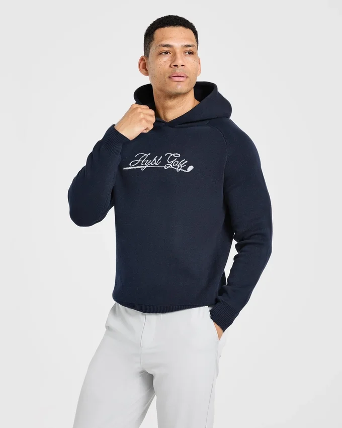 Sweat à capuche en maille « Golf Club »