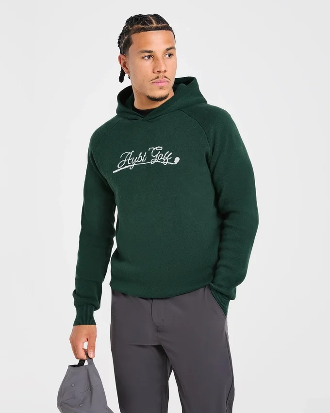 Sweat à capuche en maille « Golf Club »