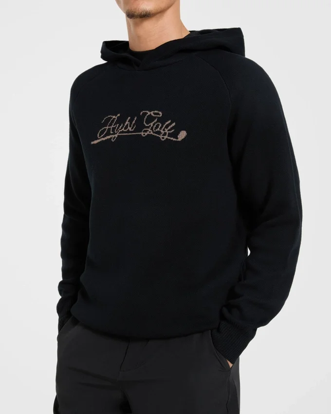 Sweat à capuche en maille « Golf Club »