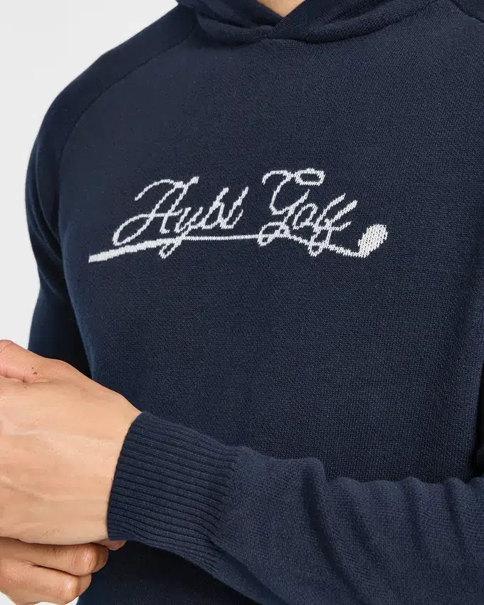 Sweat à capuche en maille « Golf Club »