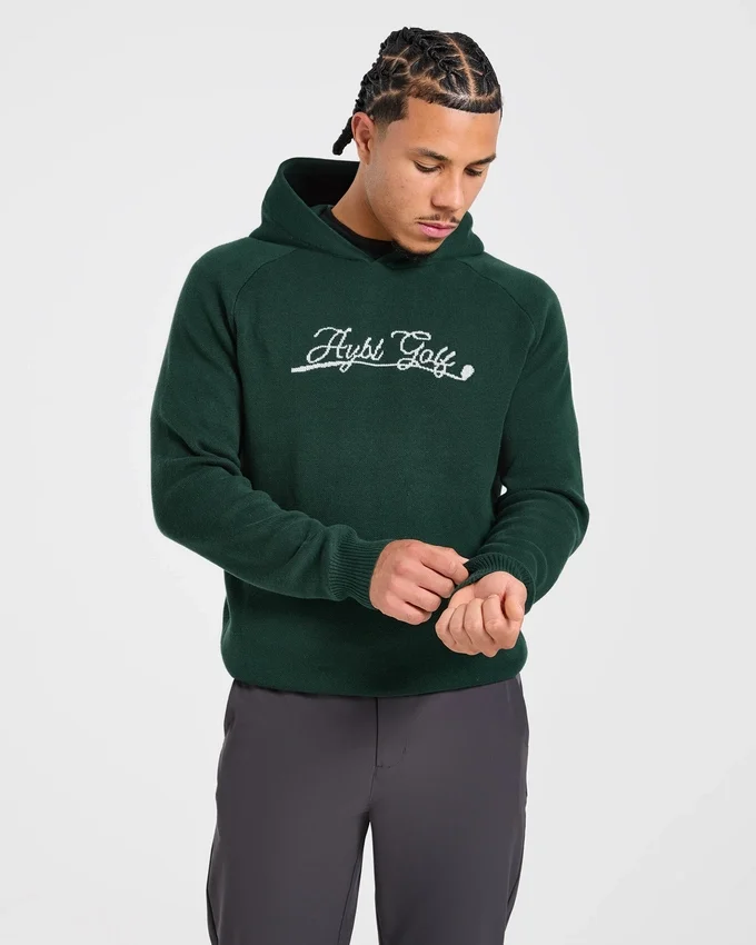 Sweat à capuche en maille « Golf Club »