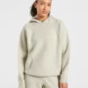 Sweat à capuche en maille oversize tout doux