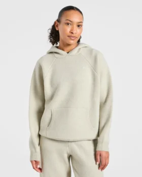 Sweat à capuche en maille oversize tout doux