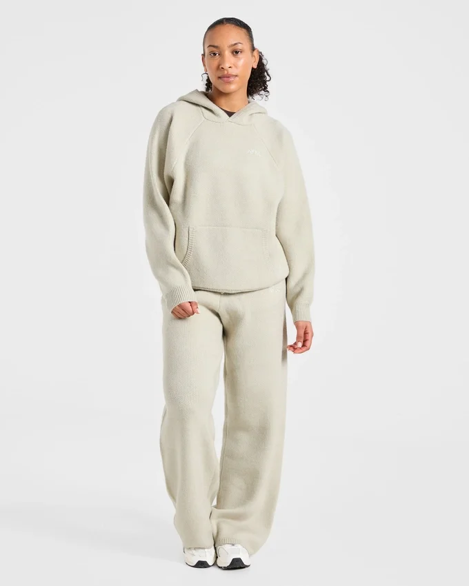 Sweat à capuche en maille oversize tout doux