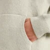 Sweat à capuche en maille oversize tout doux