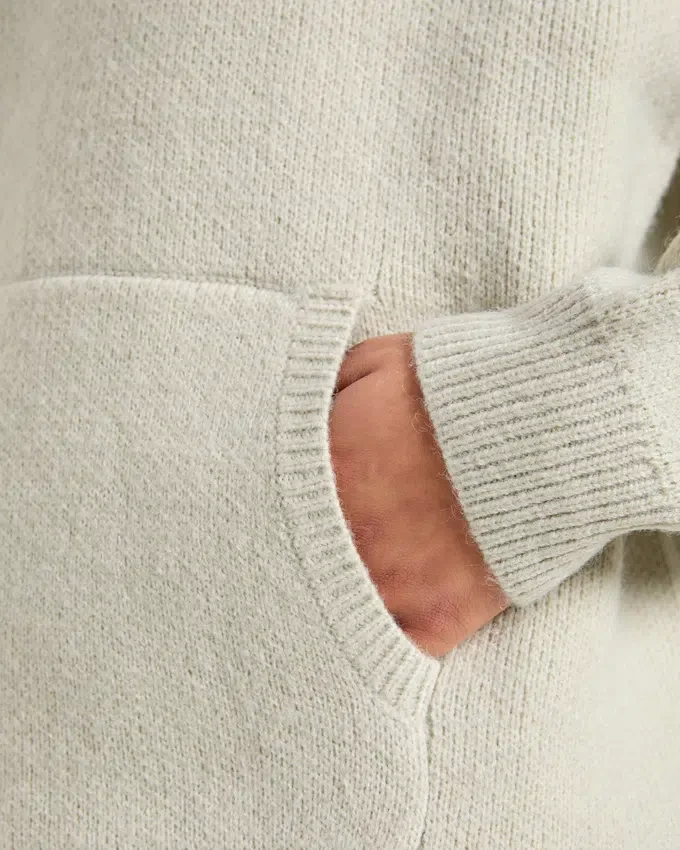 Sweat à capuche en maille oversize tout doux