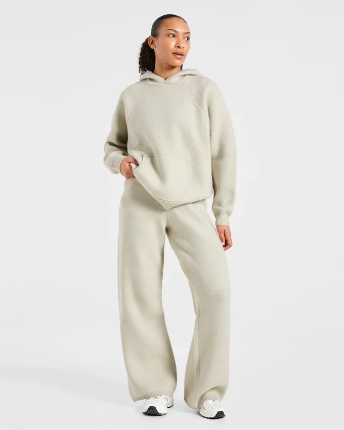 Sweat à capuche en maille oversize tout doux