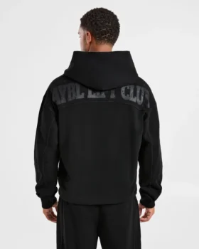 Sweat à capuche Lift Club effet vieilli