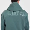 Sweat à capuche Lift Club effet vieilli