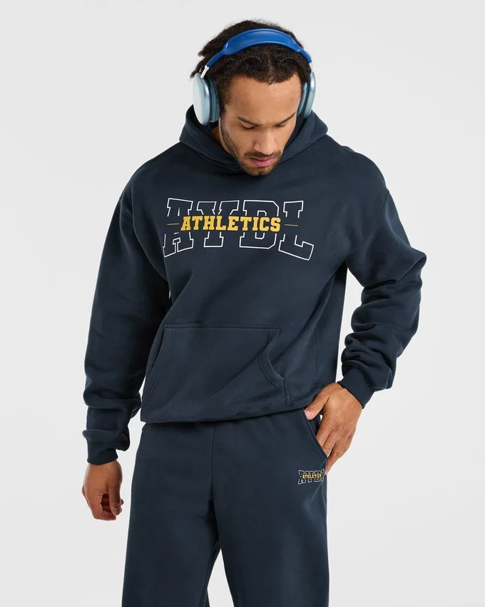 Sweat à capuche oversize Athletics