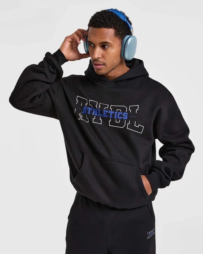 Sweat à capuche oversize Athletics
