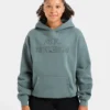 Sweat à capuche oversize avec application « Athletics »
