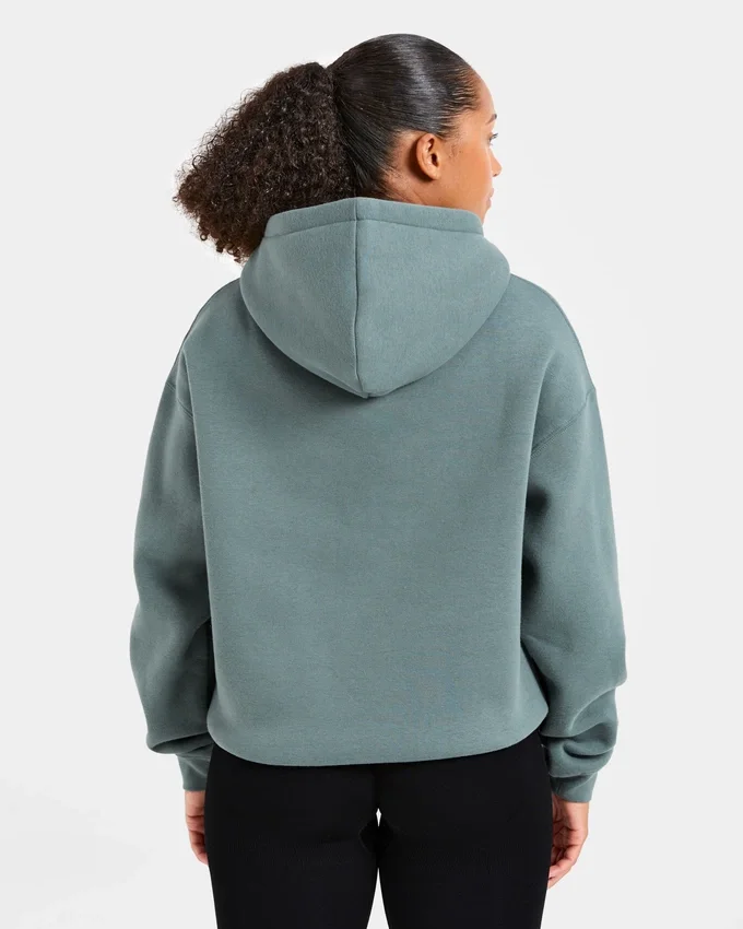 Sweat à capuche oversize avec application « Athletics »
