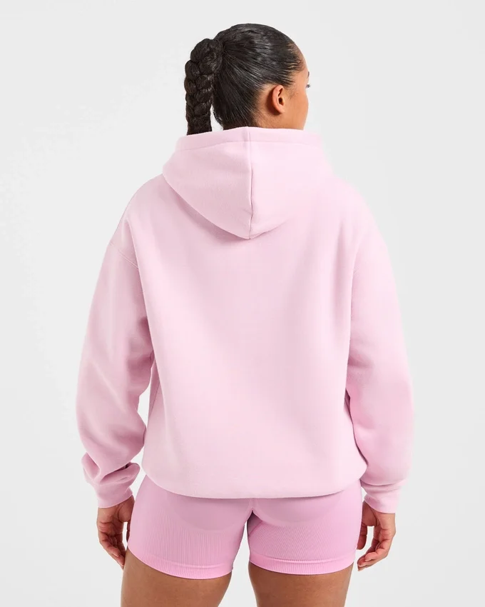 Sweat à capuche oversize avec application « Athletics »