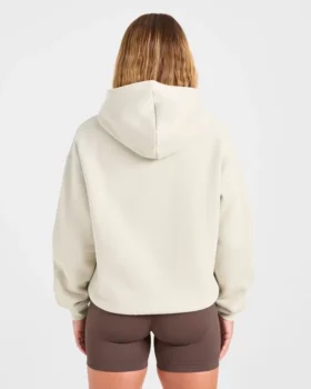 Sweat à capuche oversize avec application « Athletics »