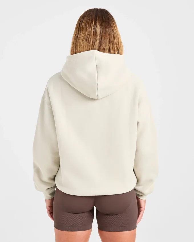 Sweat à capuche oversize avec application « Athletics »