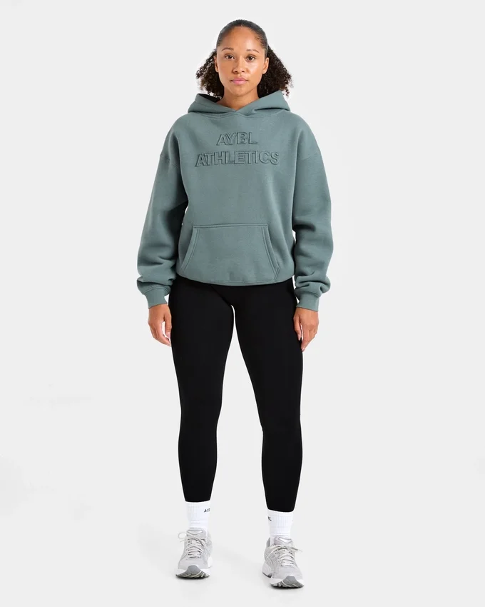 Sweat à capuche oversize avec application « Athletics »