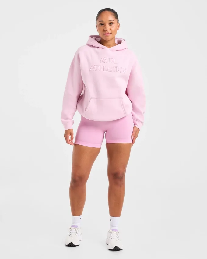 Sweat à capuche oversize avec application « Athletics »
