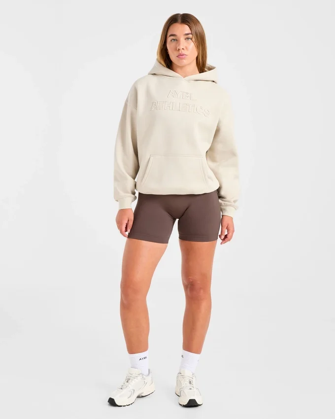 Sweat à capuche oversize avec application « Athletics »