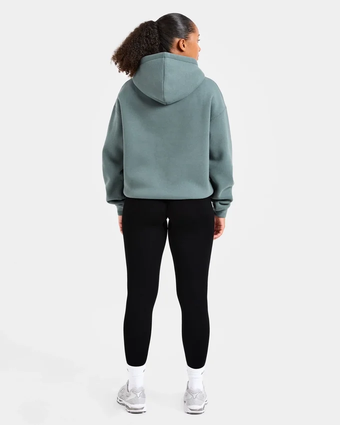 Sweat à capuche oversize avec application « Athletics »