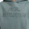 Sweat à capuche oversize avec application « Athletics »
