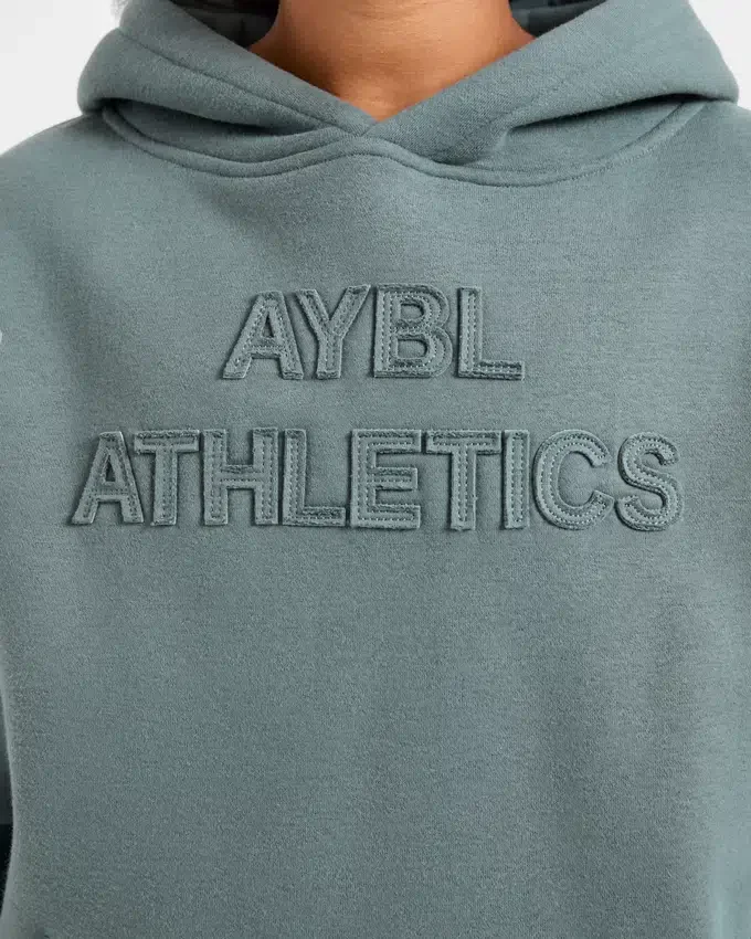 Sweat à capuche oversize avec application « Athletics »