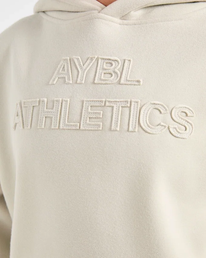 Sweat à capuche oversize avec application « Athletics »