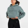 Sweat à capuche oversize avec application « Athletics »