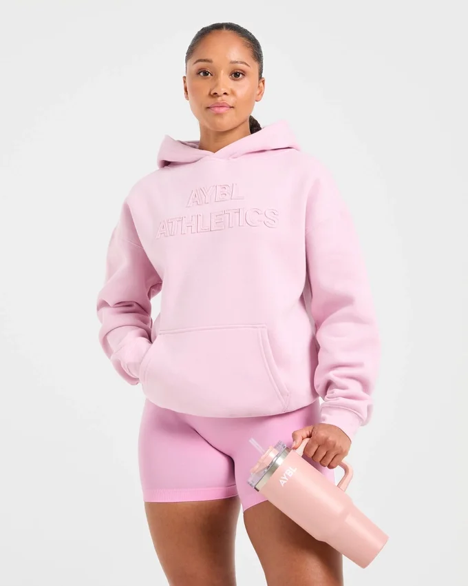 Sweat à capuche oversize avec application « Athletics »
