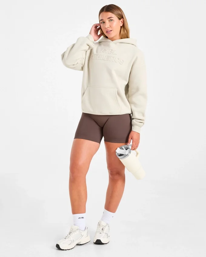 Sweat à capuche oversize avec application « Athletics »
