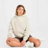 Sweat à capuche oversize avec application « Athletics »