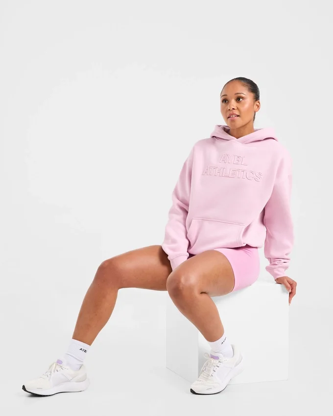 Sweat à capuche oversize avec application « Athletics »