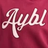 Sweat à capuche oversize avec inscription brodée