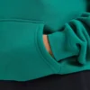 Sweat à capuche oversize avec inscription brodée