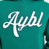 Sweat à capuche oversize avec inscription brodée
