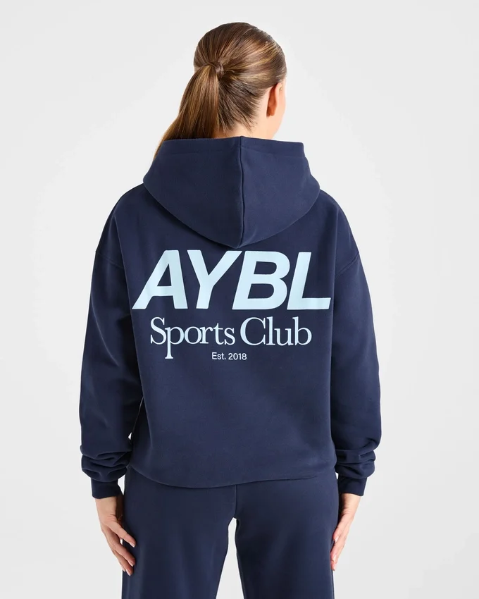 Sweat à capuche oversize AYBL Sports Club