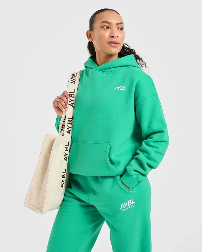 Sweat à capuche oversize AYBL Sports Club