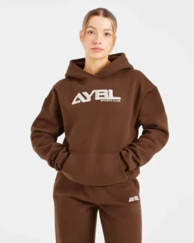 Sweat à capuche oversize brodé rétro