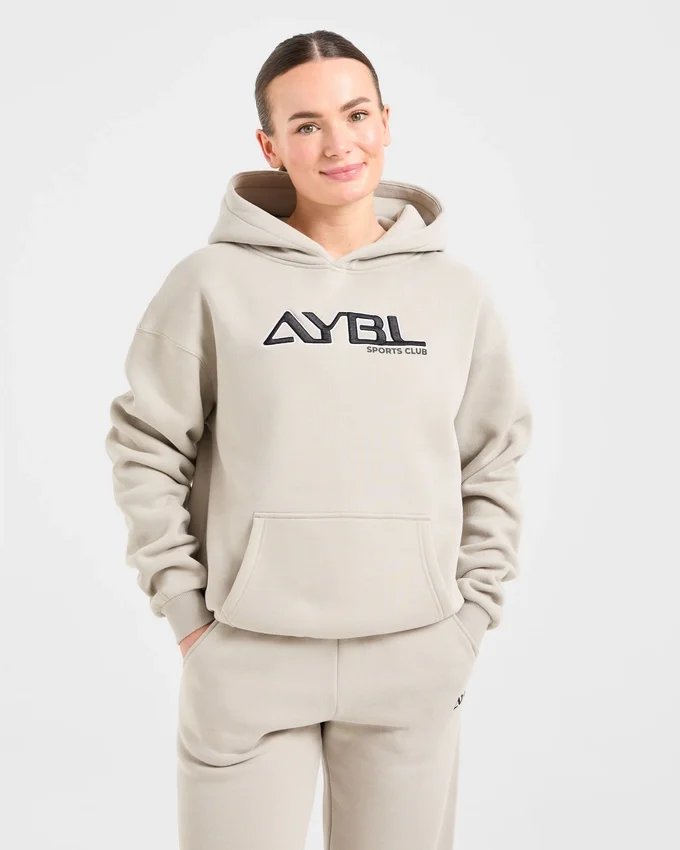 Sweat à capuche oversize brodé rétro