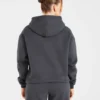 Sweat à capuche oversize brodé rétro