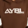 Sweat à capuche oversize brodé rétro