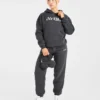 Sweat à capuche oversize brodé rétro